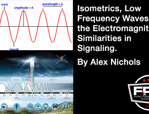 Isometrics, Low Frequency Waves and the Electromagnitic Similarities in Signaling.