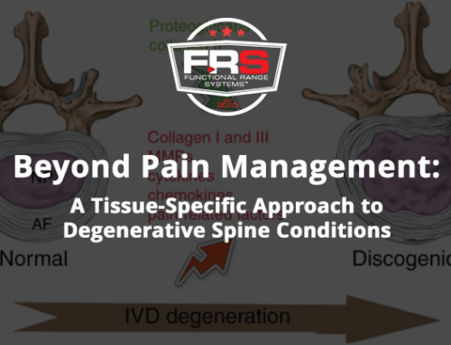 Beyond Pain Management: A Tissue-Specific Approach to Degenerative Spine Conditions